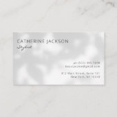 Minimalistische Reward Kaart Salon Loyalty Kaart (Achterkant)