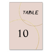 Minimalistische ringen bruiloft kaart (Voorkant)