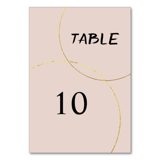 Minimalistische ringen bruiloft kaart (Voorkant)