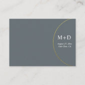 Minimalistische Ringen Trouwadvies voor Bruid & br Informatiekaartje (Achterkant)