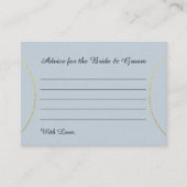 Minimalistische Ringen Trouwadvies voor Bruid & br Informatiekaartje (Voorkant)