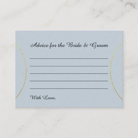 Minimalistische Ringen Trouwadvies voor Bruid & br Informatiekaartje (Voorkant)