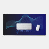 Minimalistische ritmische golven Harmonisch Levend Bureaumat (Keyboard & Muis)