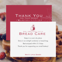 Minimalistische Rode Brood Laag Bakkerij Verzorgin
