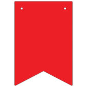 Minimalistische rode kleur vlaggetjes (Eerste vlag)