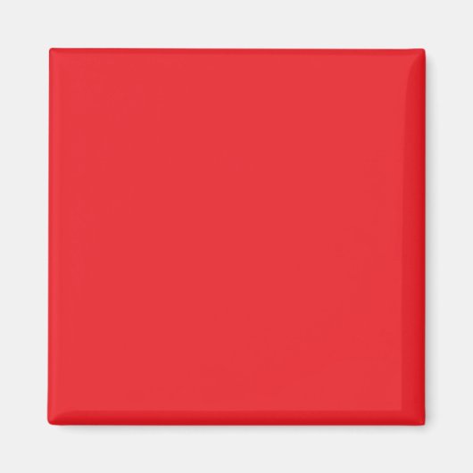 Minimalistische Rode Luxe Statement Magneet (Voorkant)