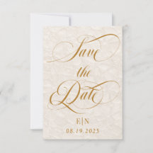 Minimalistische romantische beige gouden bloem
