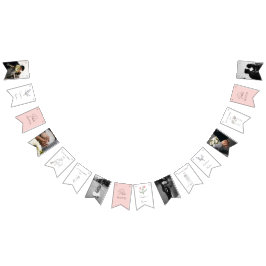 Minimalistische Romantische Line Art Bloemen Fotoc Vlaggetjes