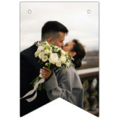 Minimalistische Romantische Line Art Bloemen Fotoc Vlaggetjes (Eerste vlag)