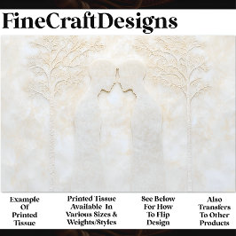 Minimalistische Romantische Marmeren LGBTQ Mannen  Tissuepapier