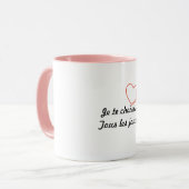 Minimalistische romantische mok – Ik kies jou. All (Voorkant links)