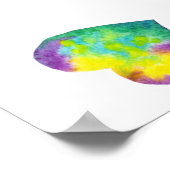 Minimalistische Romantische waterverf Poster (Hoek)