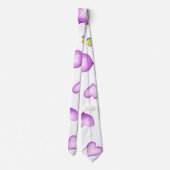 Minimalistische Romantische waterverf Stropdas (Achterkant)