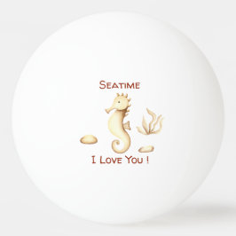 Minimalistische Romantische ZEEKzomer Pingpongbal