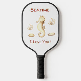 Minimalistische Romantische Zeetijd Zomer Pickleball Paddle