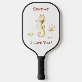 Minimalistische Romantische Zeetijd Zomer Pickleball Paddle
