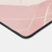Minimalistische Roze Abstracte Kunst Bureaumat (Hoek)