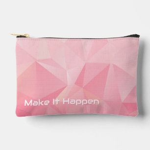 Minimalistische Roze Geometrische Aangepaste Acces Etui