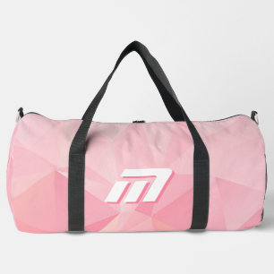 Minimalistische Roze Geometrische Motiverende Aang Plunjezak