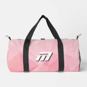 Minimalistische Roze Geometrische Motiverende Aang Plunjezak
