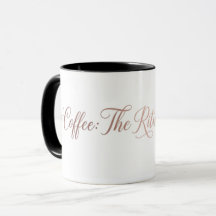 MINIMALISTISCHE ROZE GOUDE KOFFIE RITUEEL CITATIES