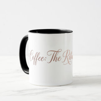 MINIMALISTISCHE ROZE GOUDE KOFFIE RITUEEL CITATIES MOK