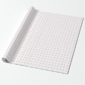 Minimalistische Roze Harten Inpakpapier (Uitgerold)