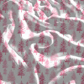 Minimalistische roze kerstbomen Sherpa deken