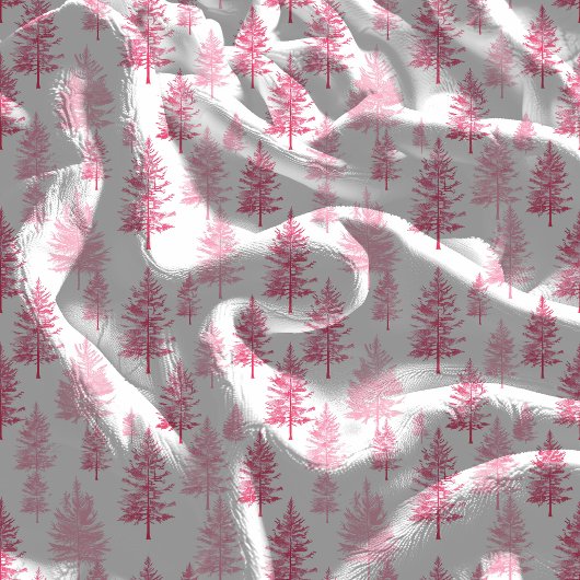 Minimalistische roze kerstbomen Sherpa deken