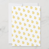 Minimalistische roze limonade Baby Sip en See Kaart (Achterkant)