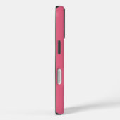 Minimalistische Roze met Initiaal  Case-Mate iPhone Case (Achterkant / Rechts)