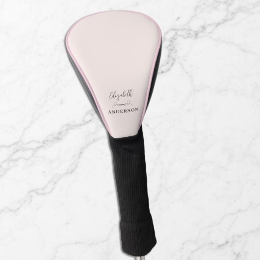 Minimalistische Roze Modern Golfheadcover