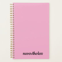 Minimalistische Roze Planner | Elegant modern Noti