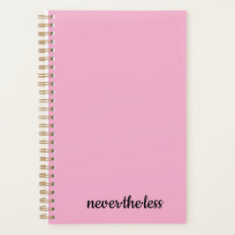 Minimalistische Roze Planner | Elegant modern Noti
