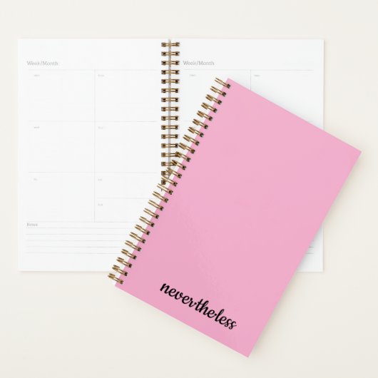 Minimalistische Roze Planner | Elegant modern Noti (Display)