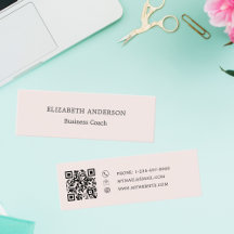 Minimalistische Roze QR-code