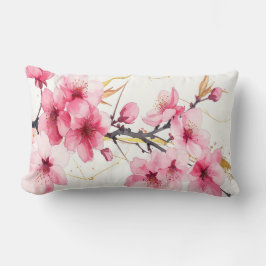 Minimalistische Roze Sakura Zen Kussensloop Kussen