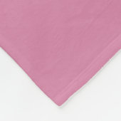 Minimalistische roze strik fleece deken (Hoek)