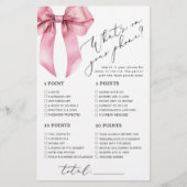 Minimalistische roze strik what's on your phone sp (Voorkant)