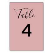 Minimalistische Roze Trouwdag Kaart (Achterkant)
