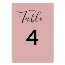 Minimalistische Roze Trouwdag Kaart