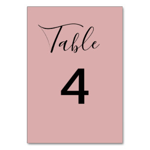 Minimalistische Roze Trouwdag Kaart