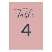 Minimalistische Roze Trouwdag Kaart (Achterkant)