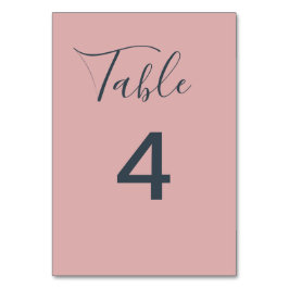 Minimalistische Roze Trouwdag Kaart
