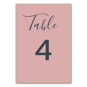 Minimalistische Roze Trouwdag Kaart