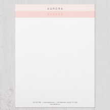 Minimalistische roze tweetonige