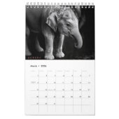 Minimalistische roze tweetonige kalender (Mar 2026)