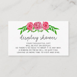 Minimalistische rozen Display douche Enclosure Kaa Informatiekaartje