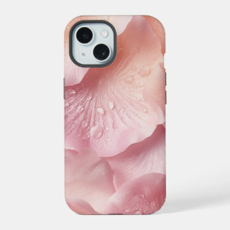 Minimalistische Rozen Petal Texture iPhone Case iPhone 15 Case