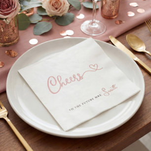 Minimalistische Rozen voor de toekomstige mevrouw. Servet